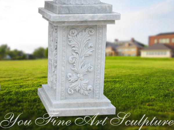 Hot Selling Decoration Use Cheap Handmade Garden Marble Flowerpot