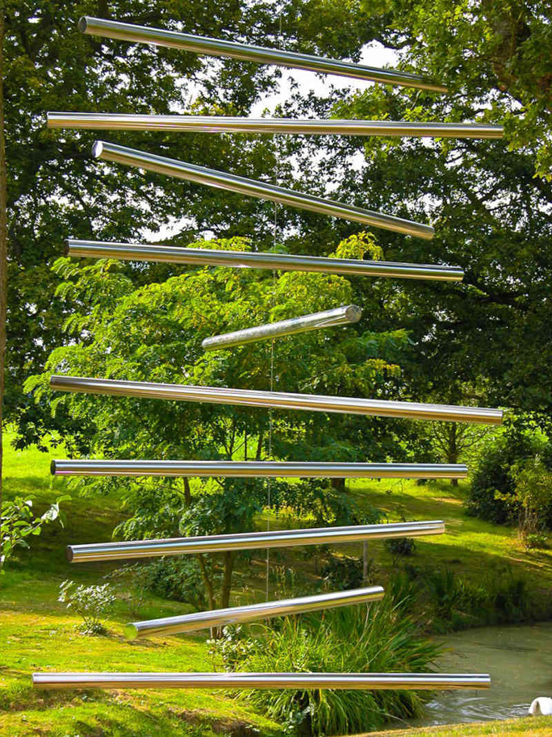 poles stainless steel sculpture-YouFine Sculpture
