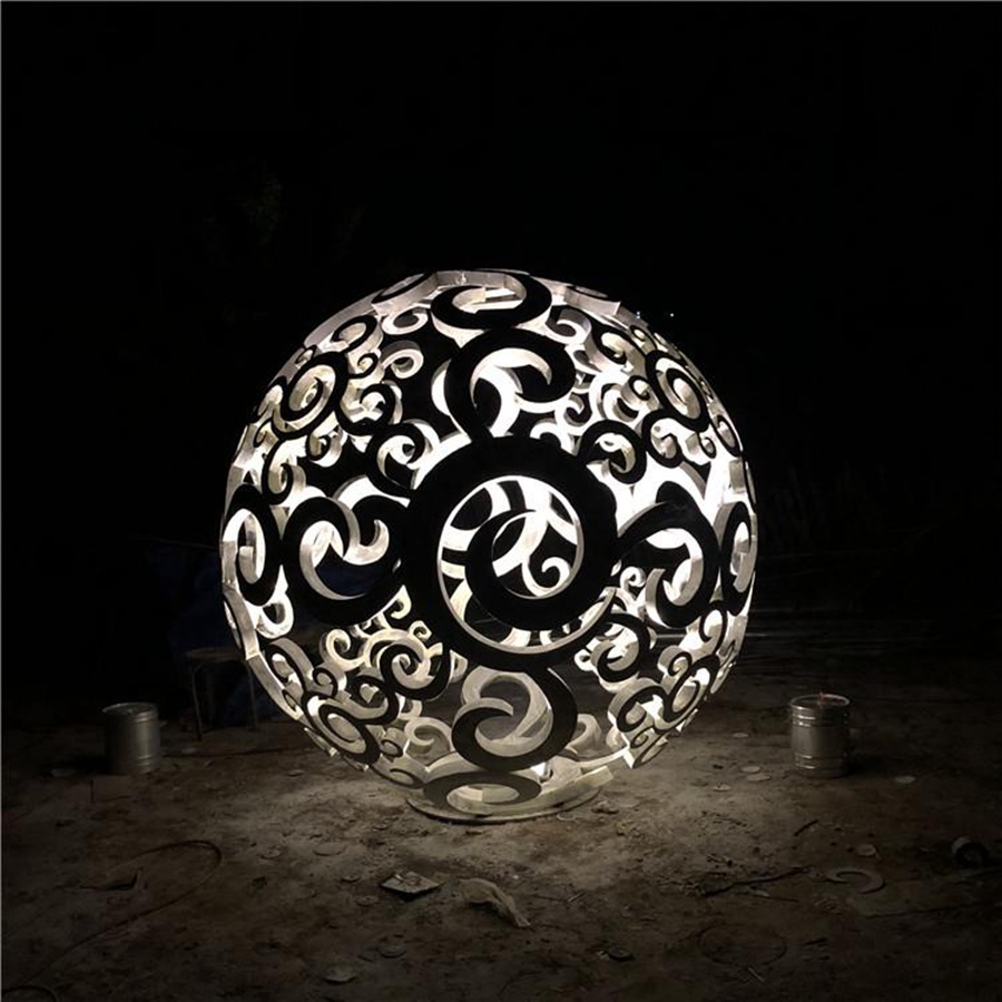 stainless steel ball sculpture (5)