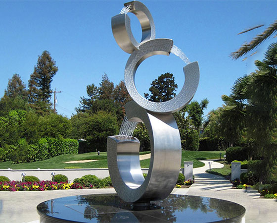 stainless-steel-fountain