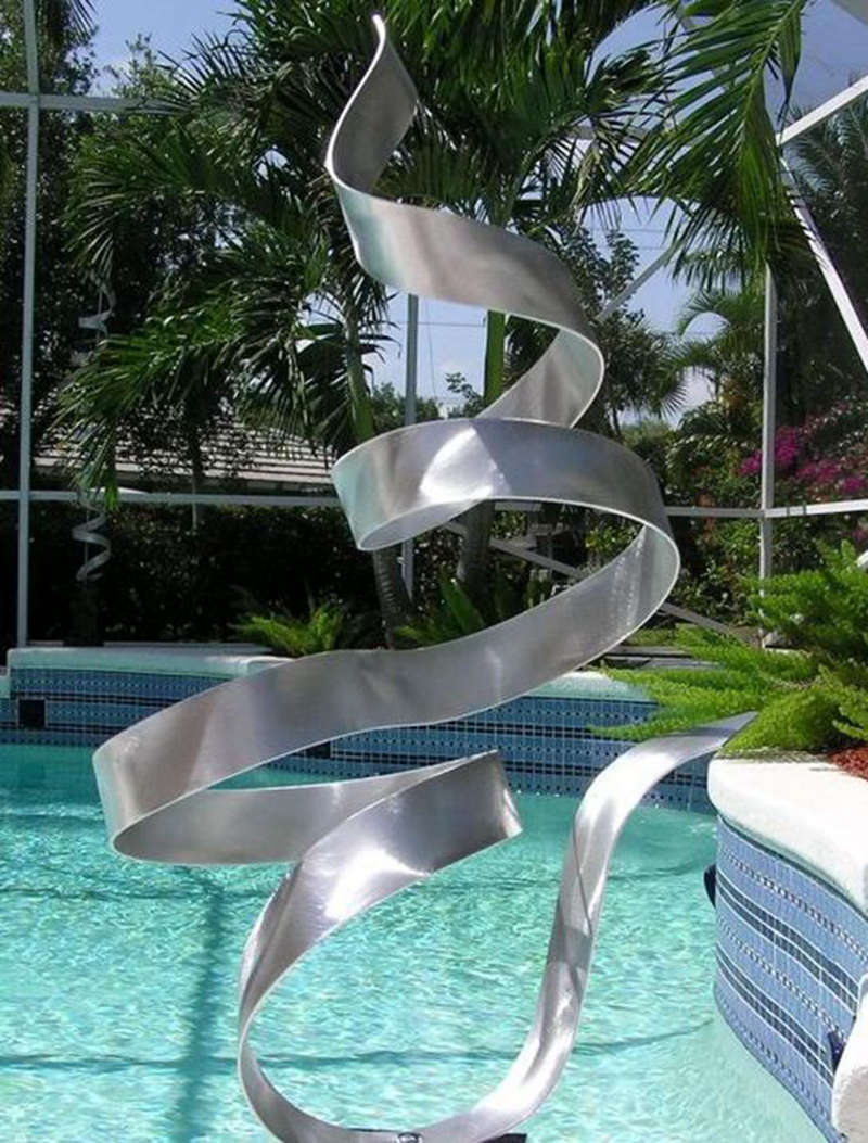 stainless steel abstract sculpture-YouFine Sculpture