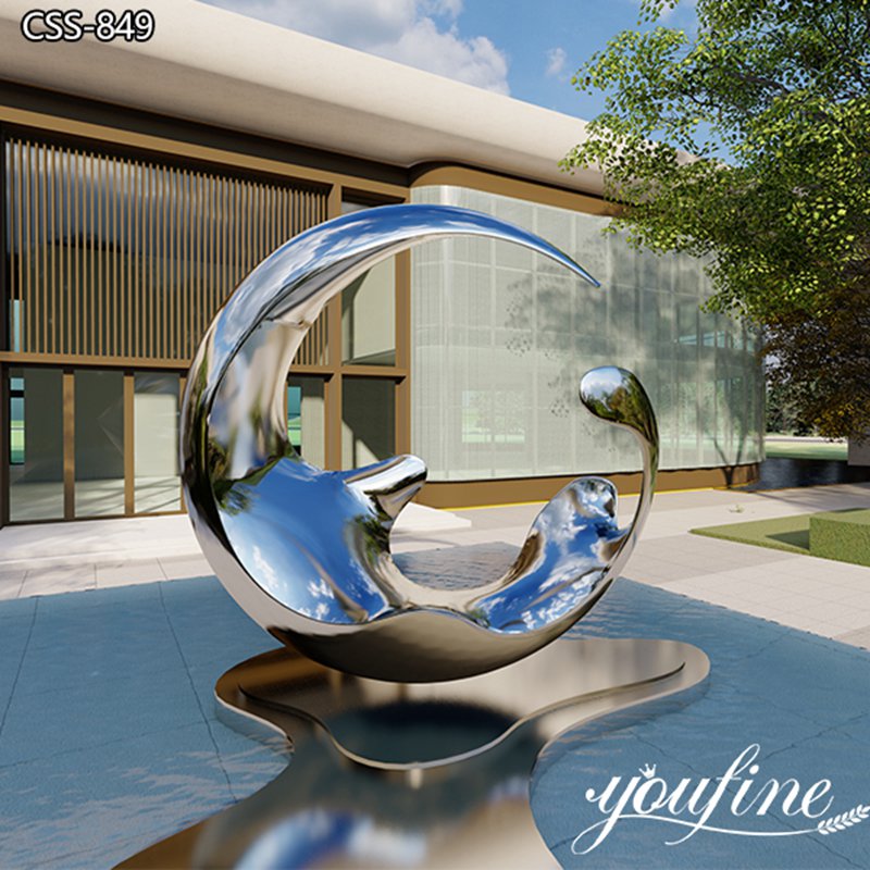 stainless steel abstract sculpture -Factory Supplier