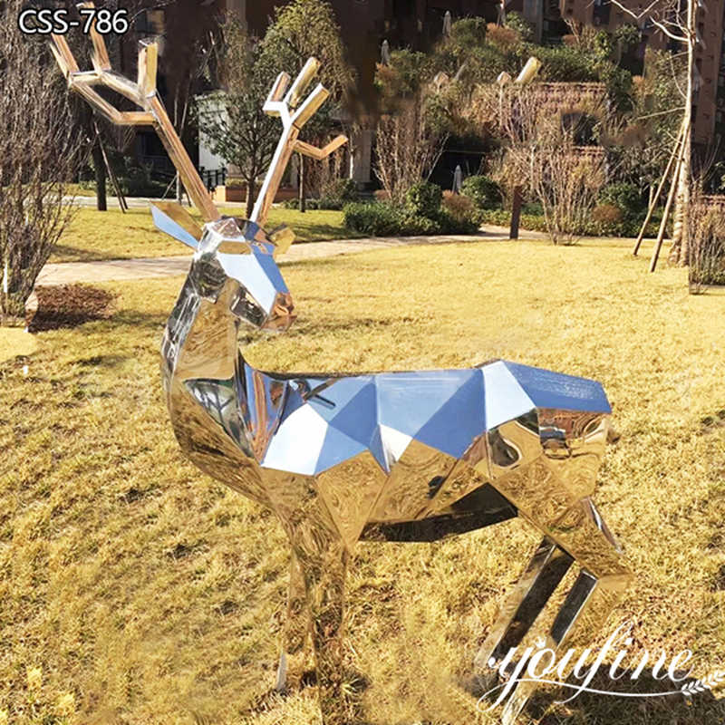 stainless steel animal sculpture-YouFine Sculpture