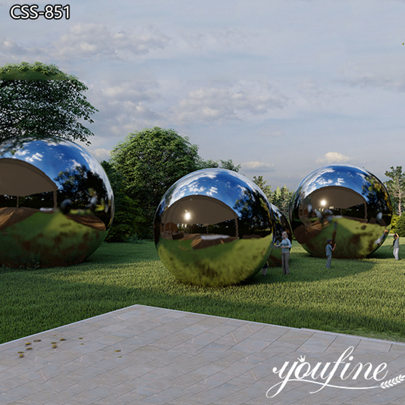 stainless steel ball sculpture -YouFine