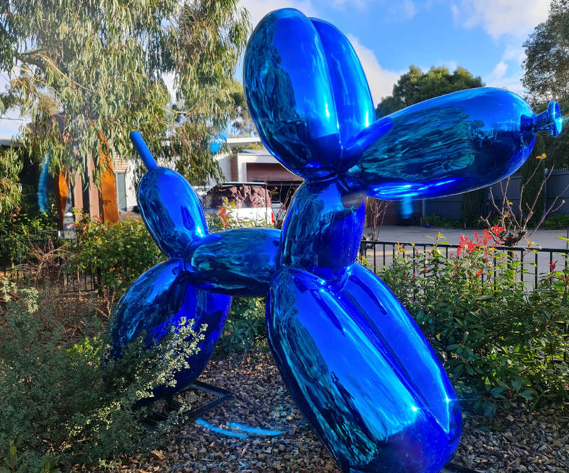 stainless steel balloon dog sculpture-YouFine Sculpture