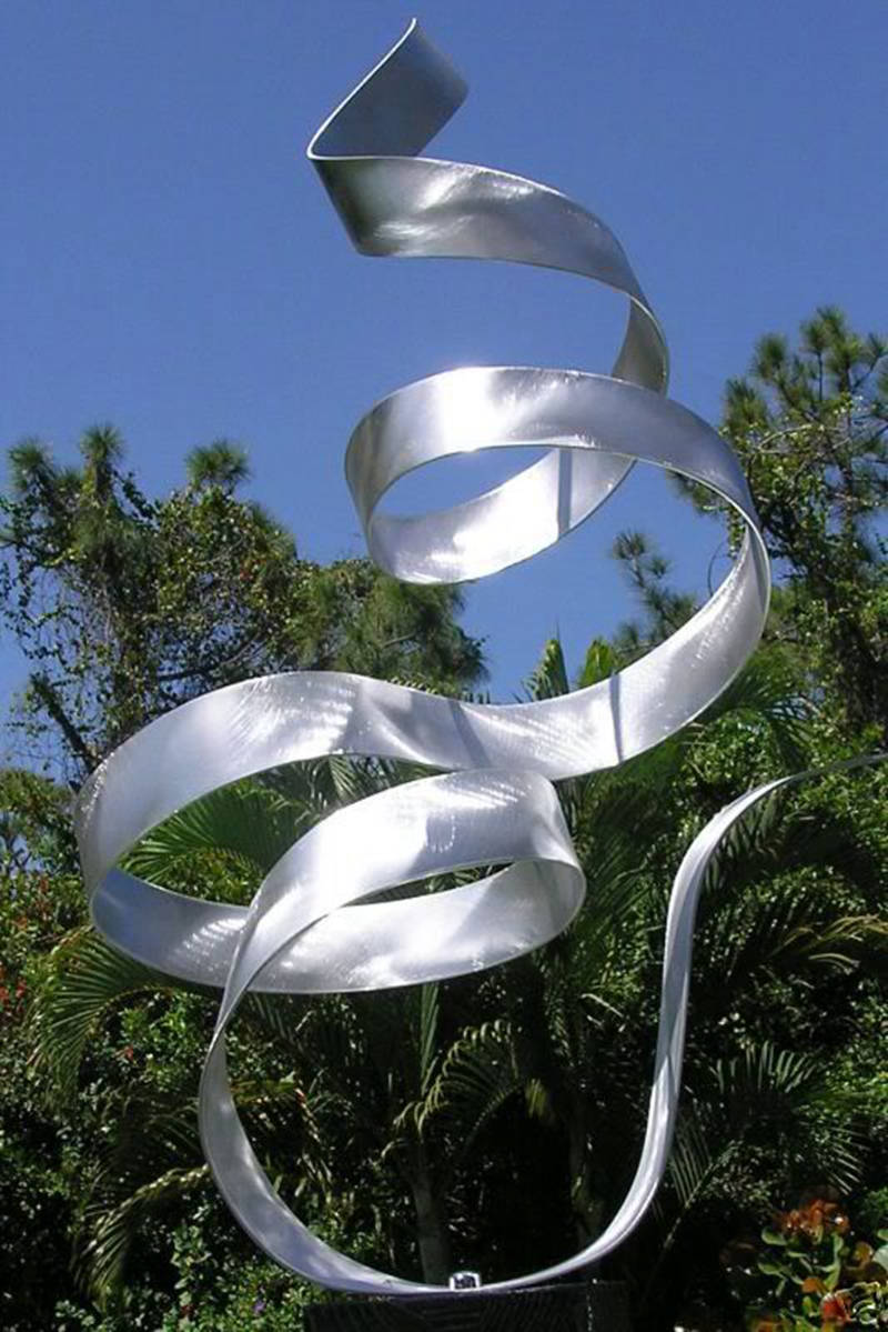 stainless steel garden sculpture-YouFine Sculpture