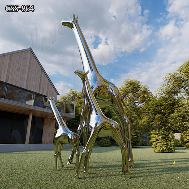 stainless steel garden sculpture -Factory Supplier