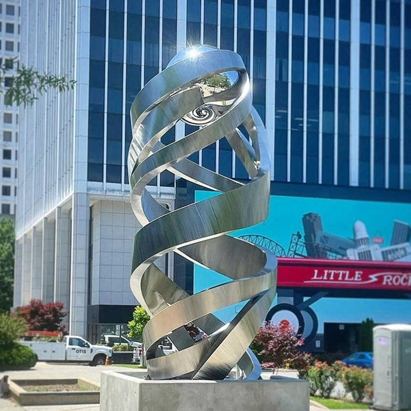 stainless steel outdoor sculpture -YouFine Sculpture