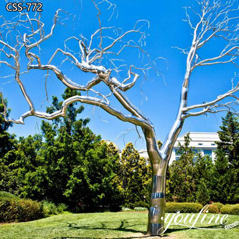 stainless steel sculpture tree sculpture- YouFine Sculpture