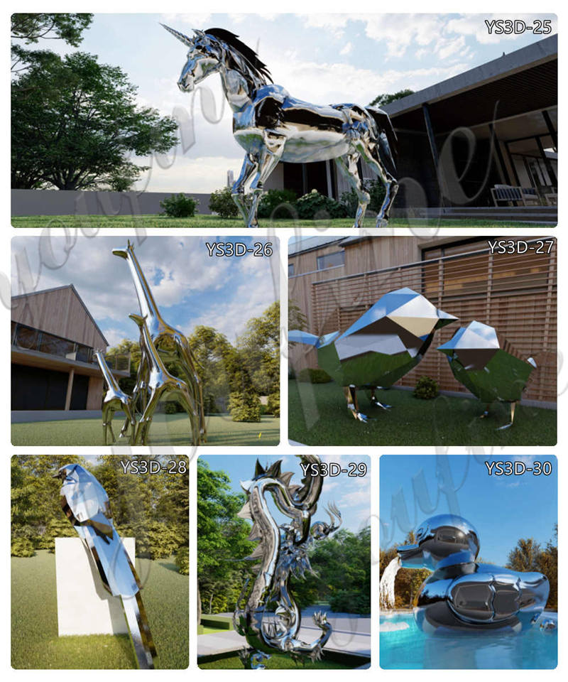 stainless steel sculptures for sale -Factory Supplier