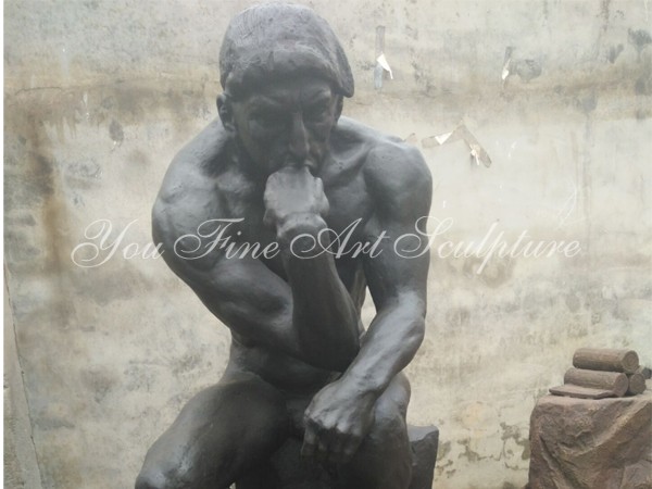 Bronze The Thinker statue