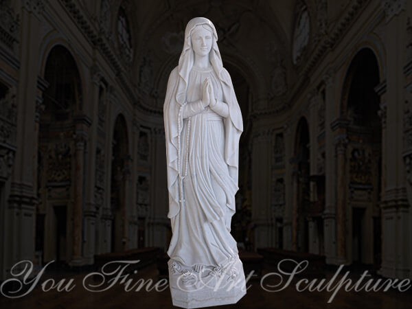 Outdoor Marble Statue Of Virgin Mary