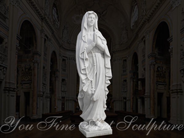 Outdoor Marble Statue Of Virgin Mary