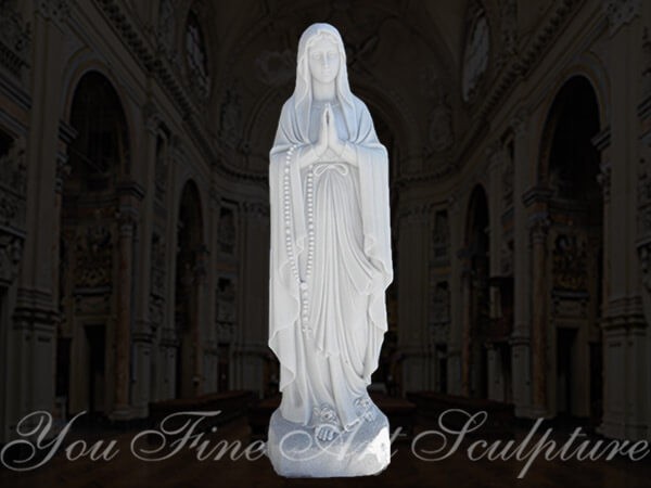 Outdoor Marble Statue Of Virgin Mary