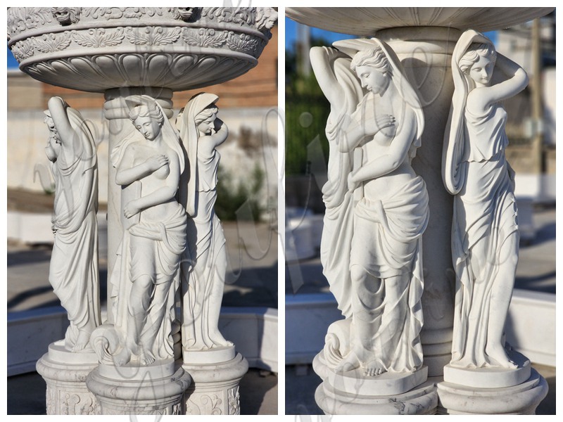 white marble fountain -Factory Supplier