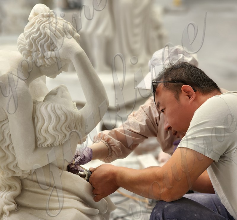white marble garden statues -Factory Supplier