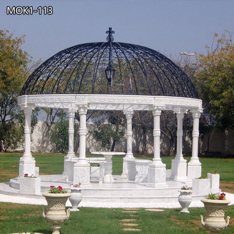 white marble gazebo -YouFine Factory Supplier