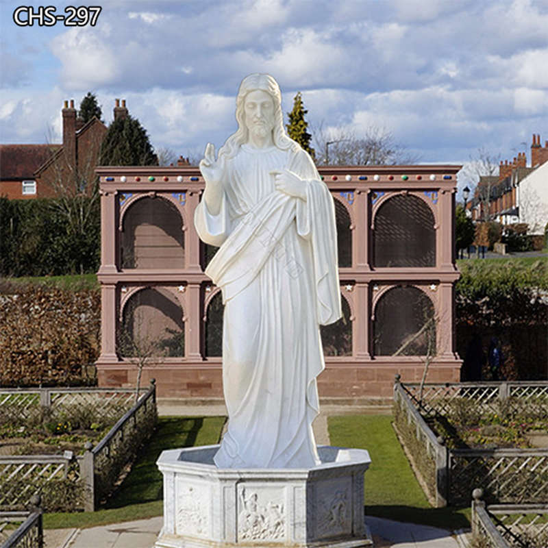 white marble Jesus statue -Factory Supplier
