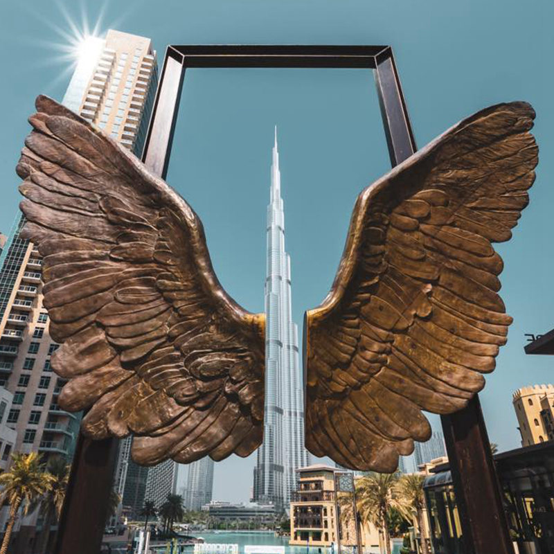 wings of Mexico statue-YouFine Sculpture