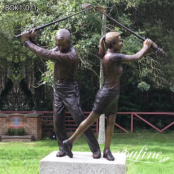 golf statue for garden factory supplier