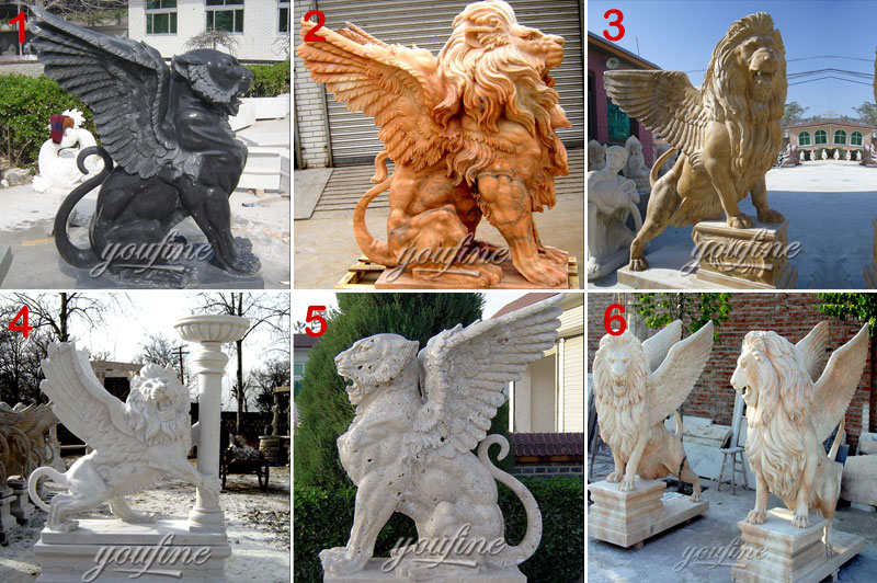 marble lion statue