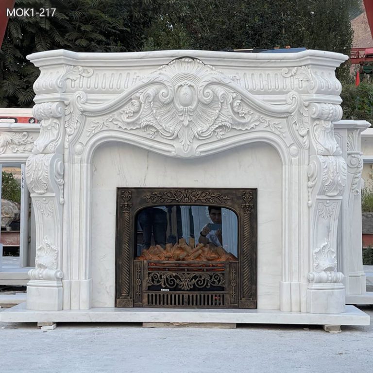 marble fireplacce