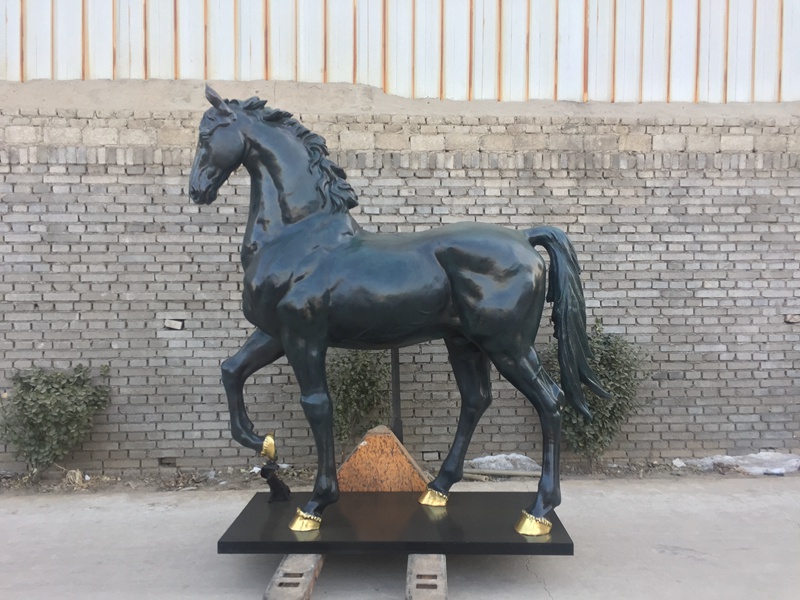 bronze horse art sculpture (2)