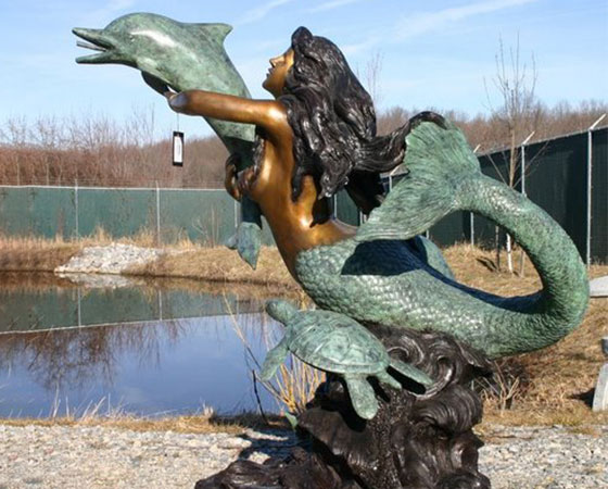 bronze-mermaid