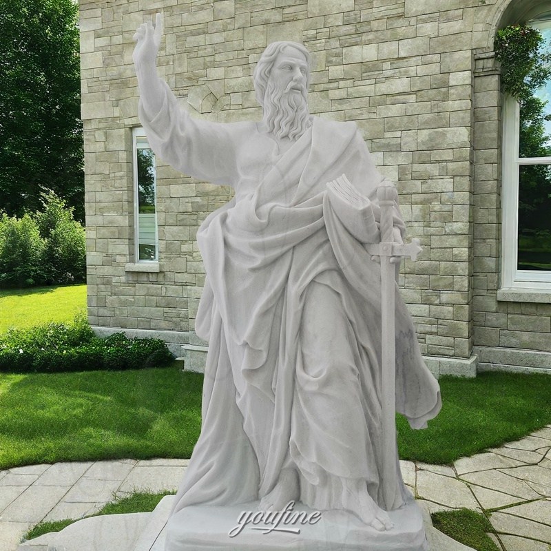 life size Saint Paul sculpture