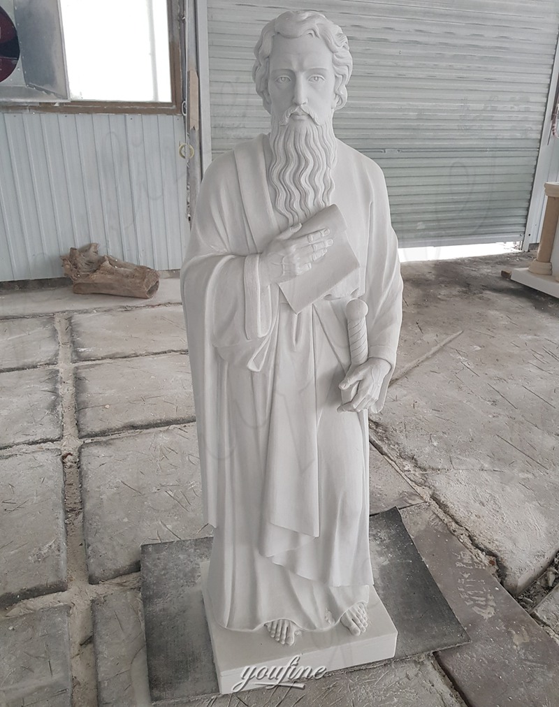 marble Saint Paul statue