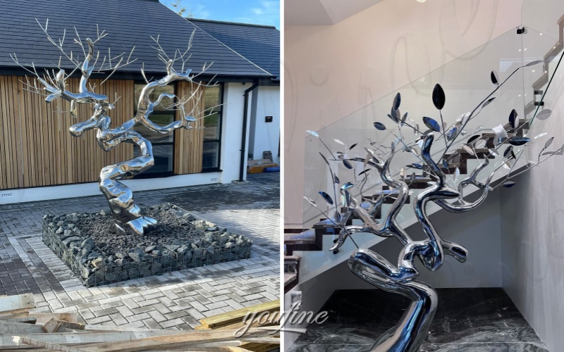 metal tree sculpture feedback