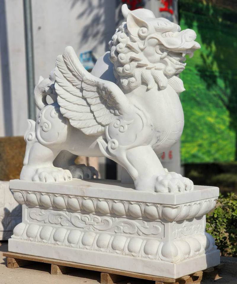 Marble Kirin Statue2