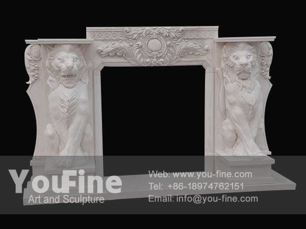 marble fireplace