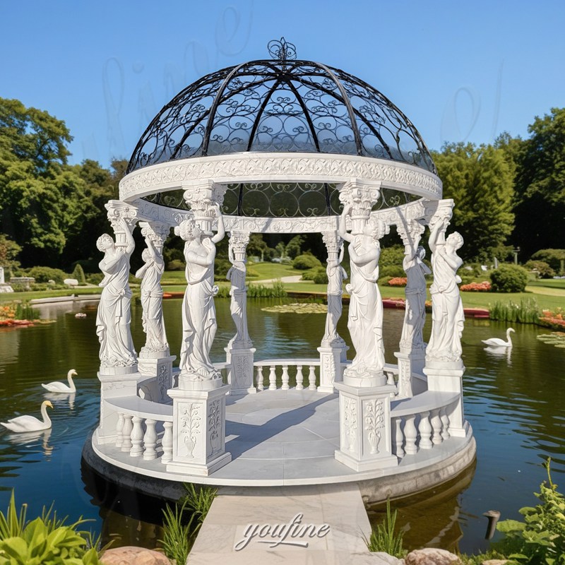 marble outdoor gazebo