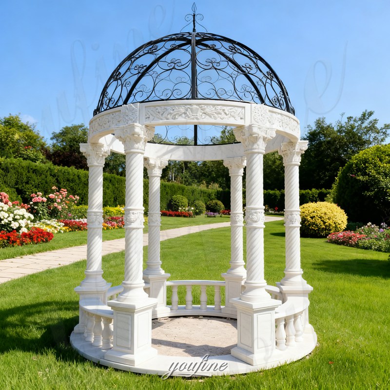 marble pillar gazebo