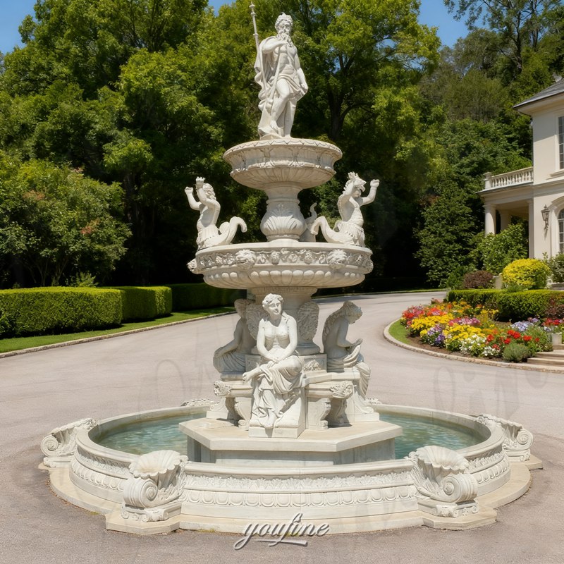 Neptune water fountain