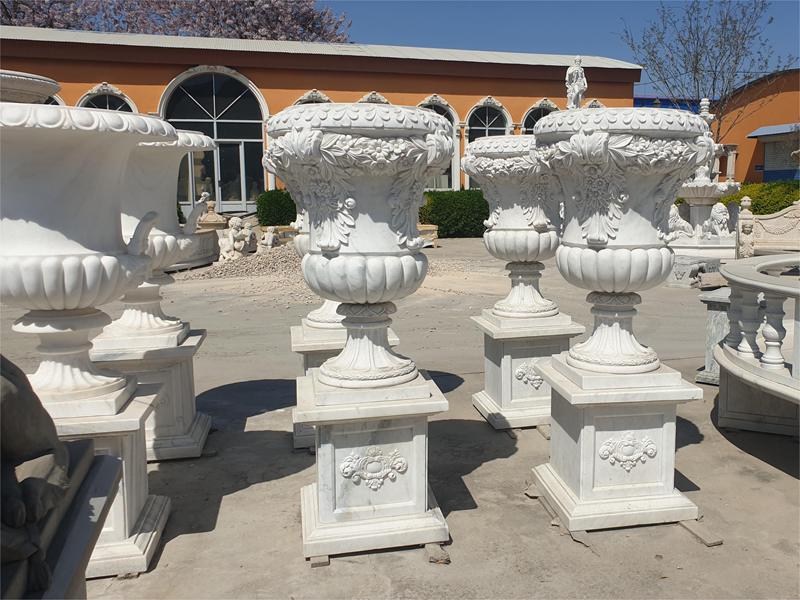 outdoor marble planter (1)