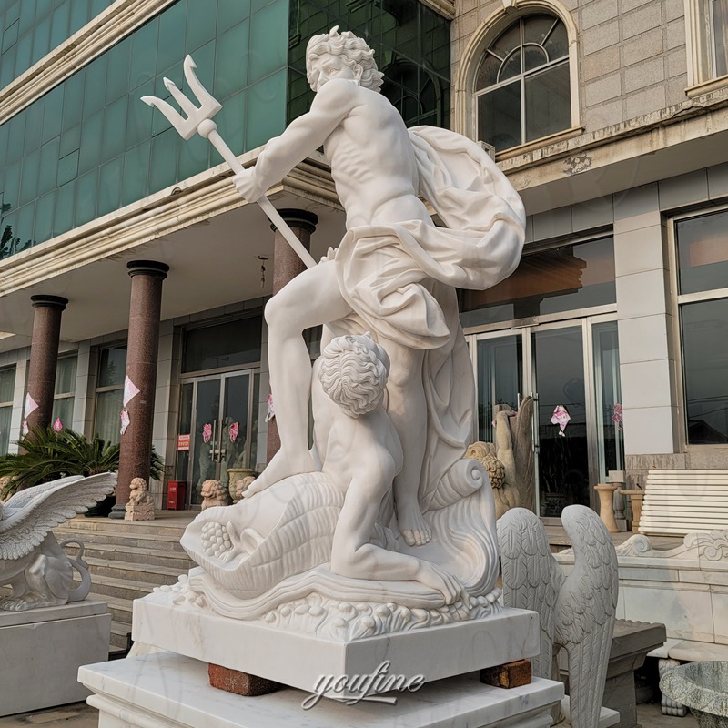 Poseidon garden sculpture