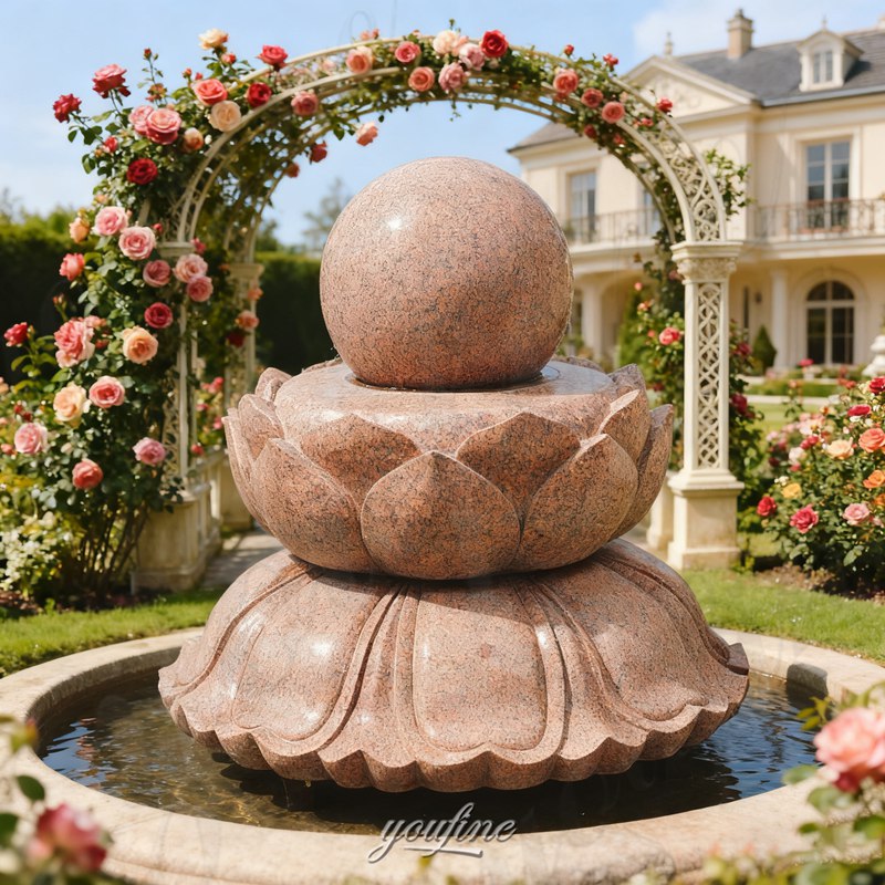 rolling ball fountain