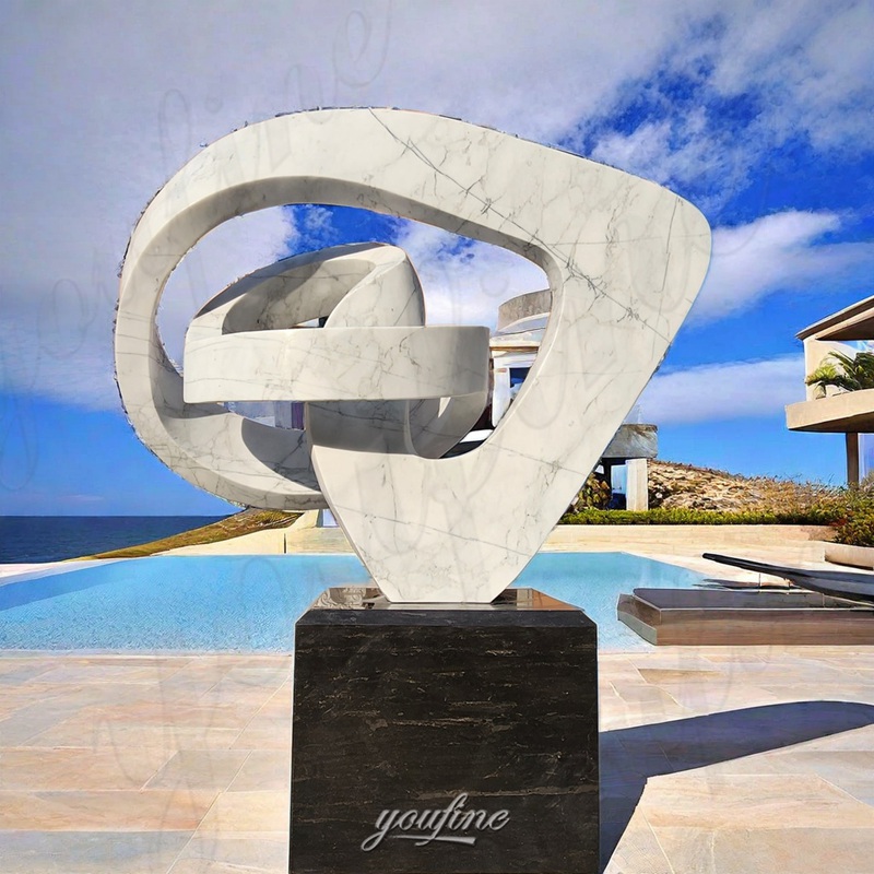 contemporary marble abstract sculpture (2)