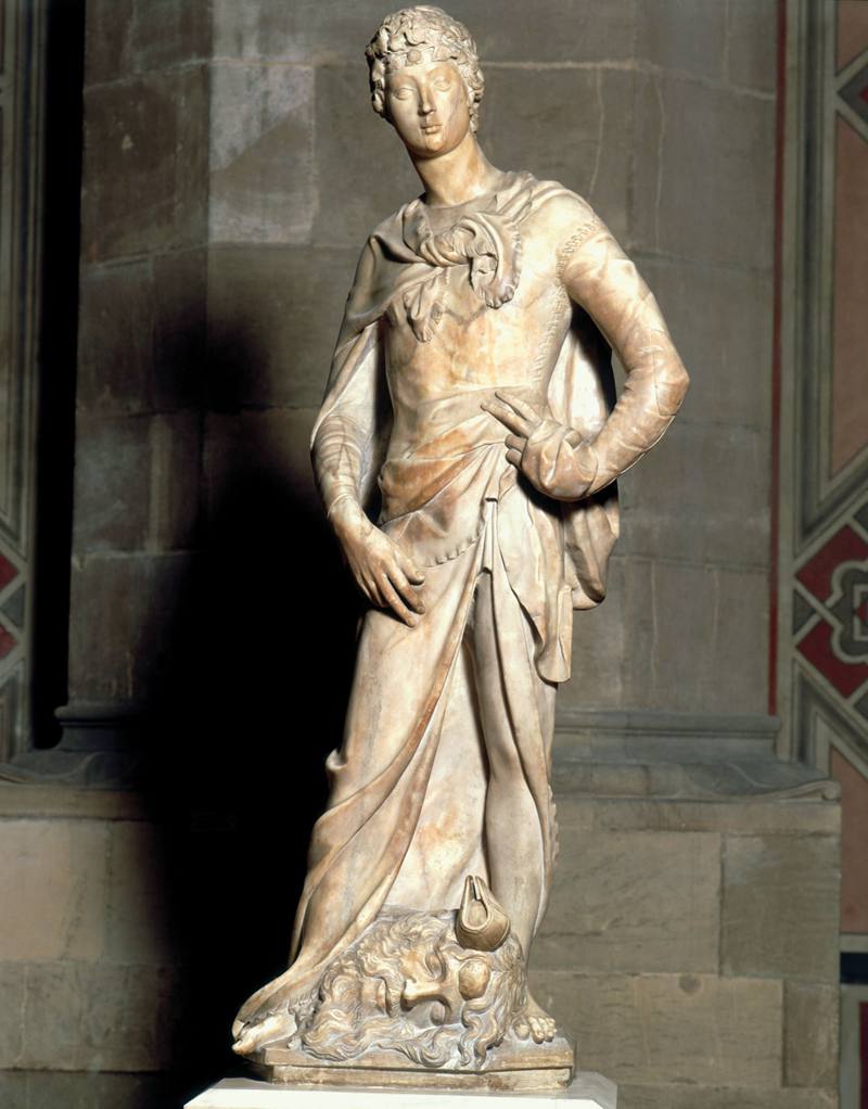 Donatello David (the marble 1408-1409) (1)