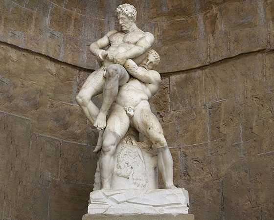 Hercules and Antaeus sculpture (2)