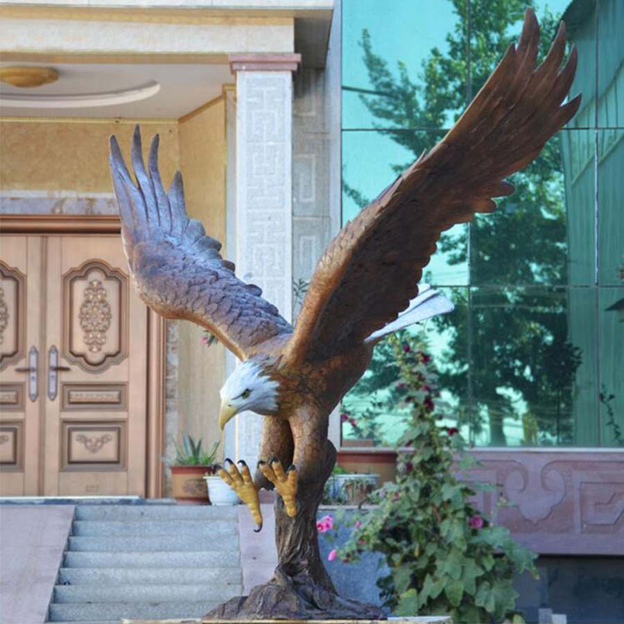 bronze eagle sculpture3