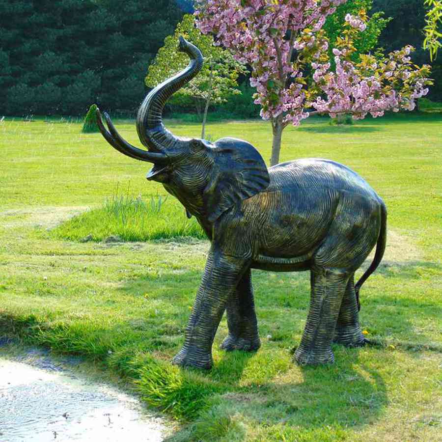 bronze elephant sculpture (3)