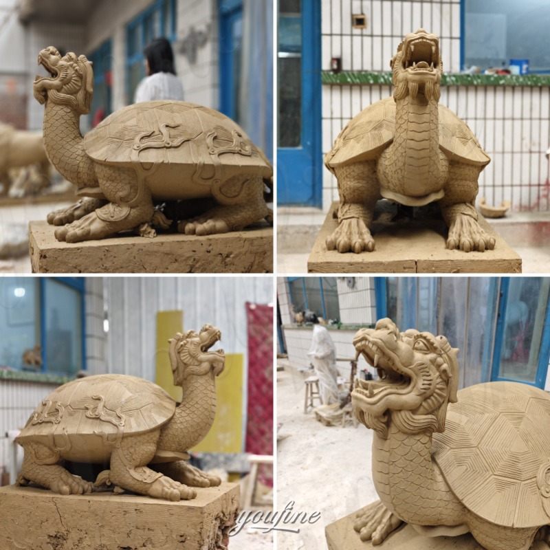 Dragon Turtle Clay Model
