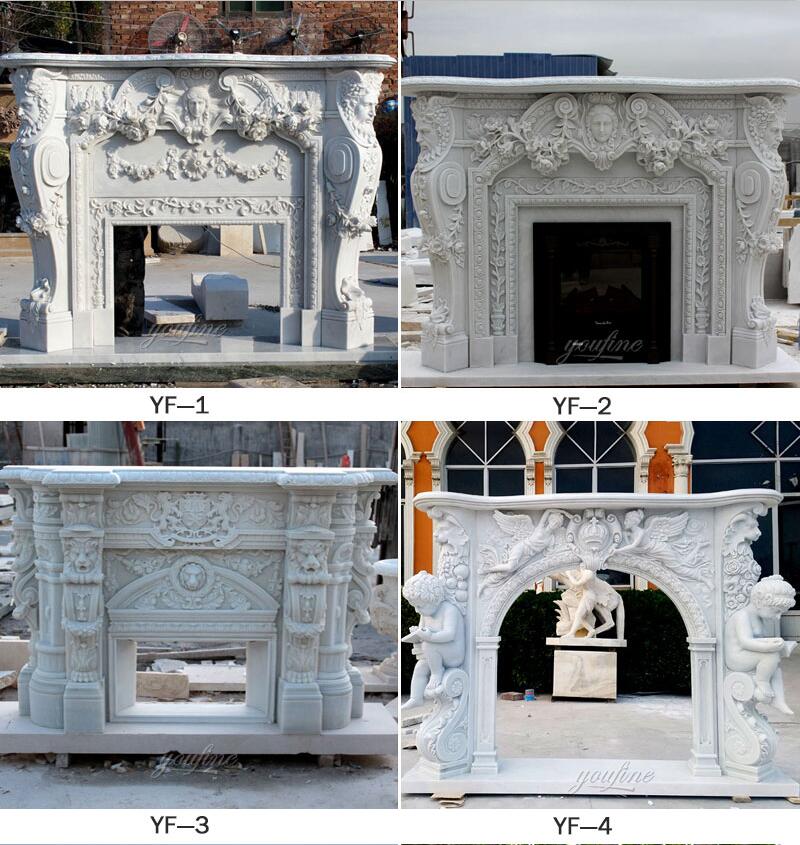 hand carved marble fireplace (7)