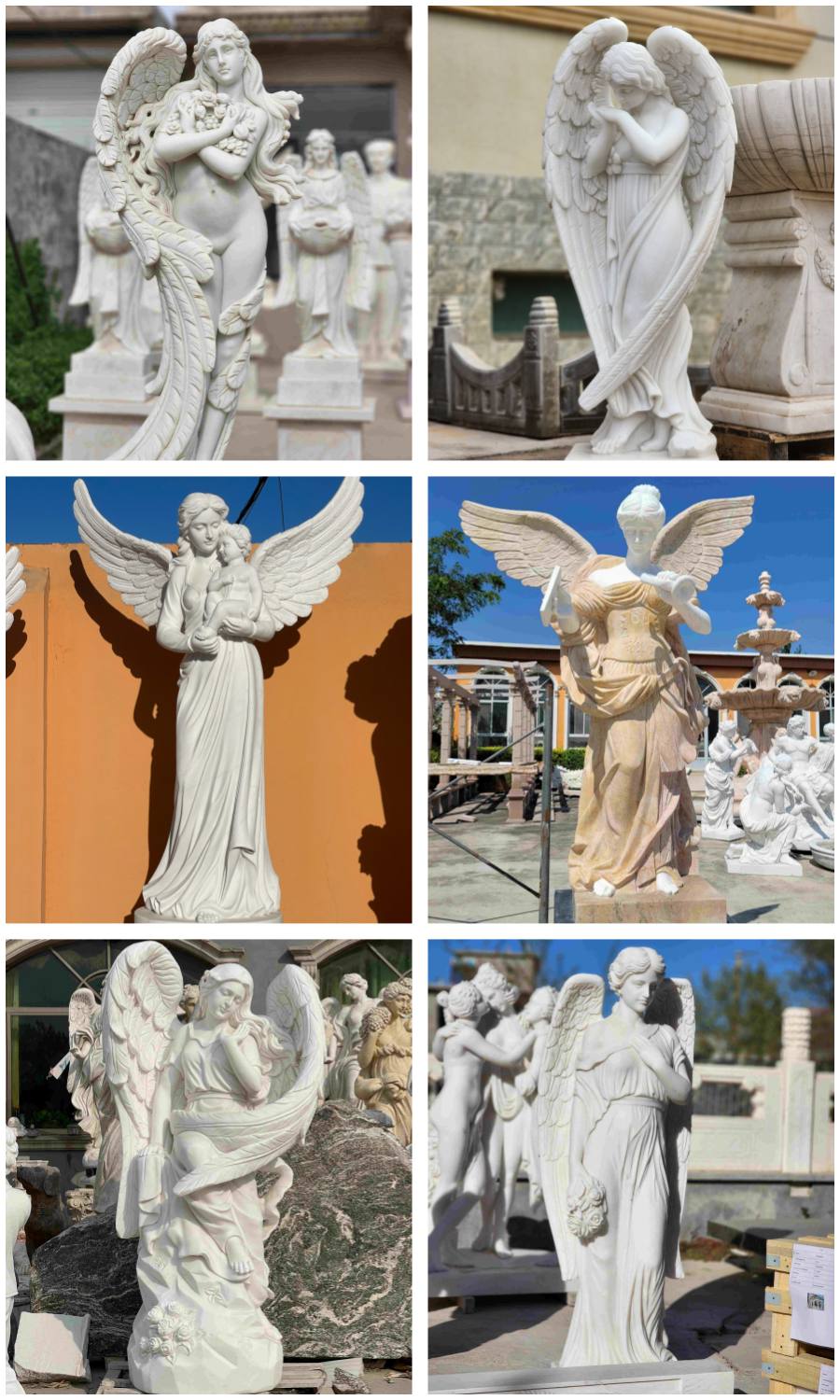 MORE angel statues