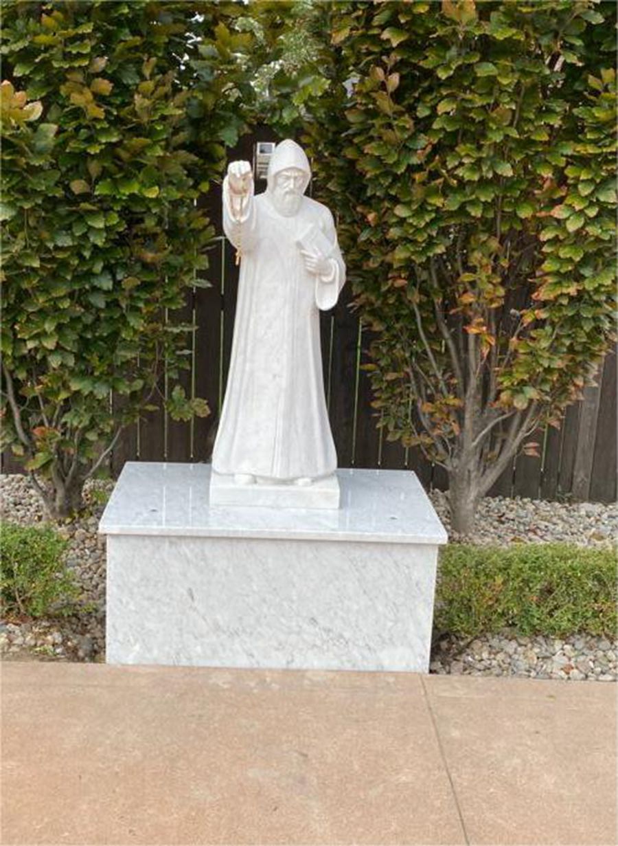 Marble St. Charbel Statue (1)