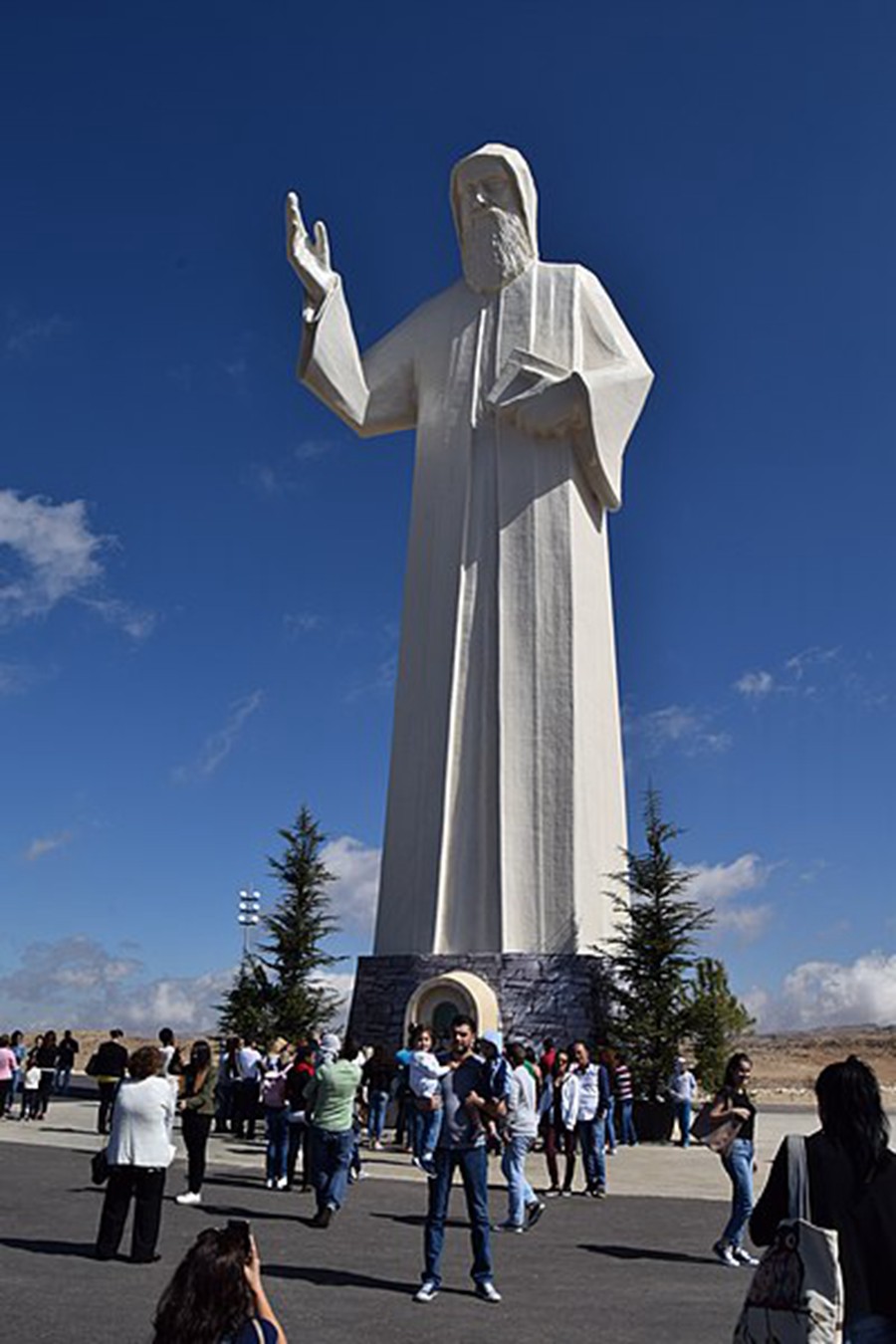 Marble St. Charbel Statue (1)