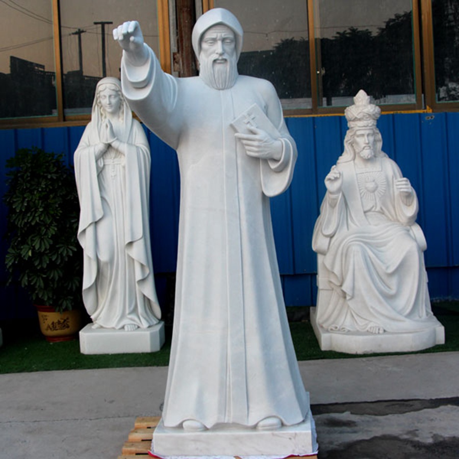 Marble St. Charbel Statue for sale (3)